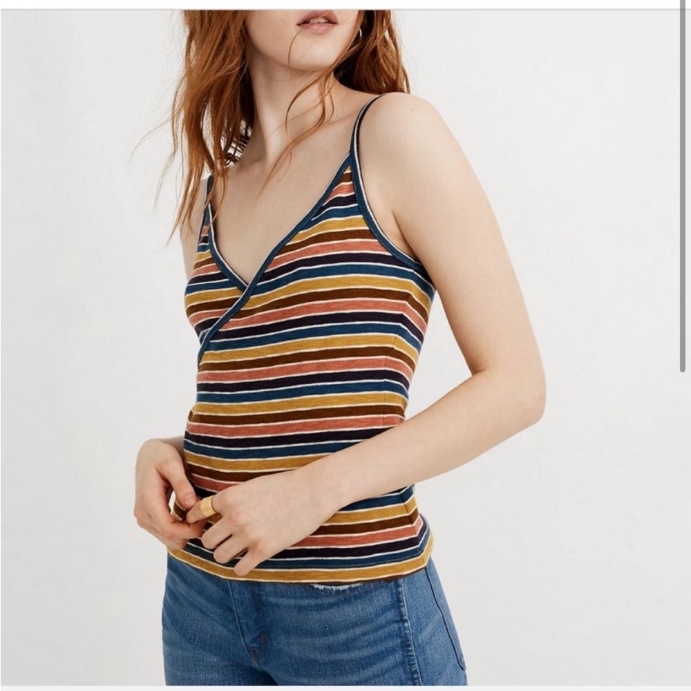 Madewell striped tank